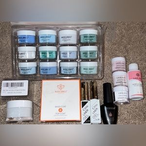 Acrylic Nail powder, gel, & top / base coat 💅🦋